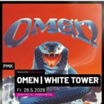 Omen und White Tower im pmk in Innsbruck Omen Plakat